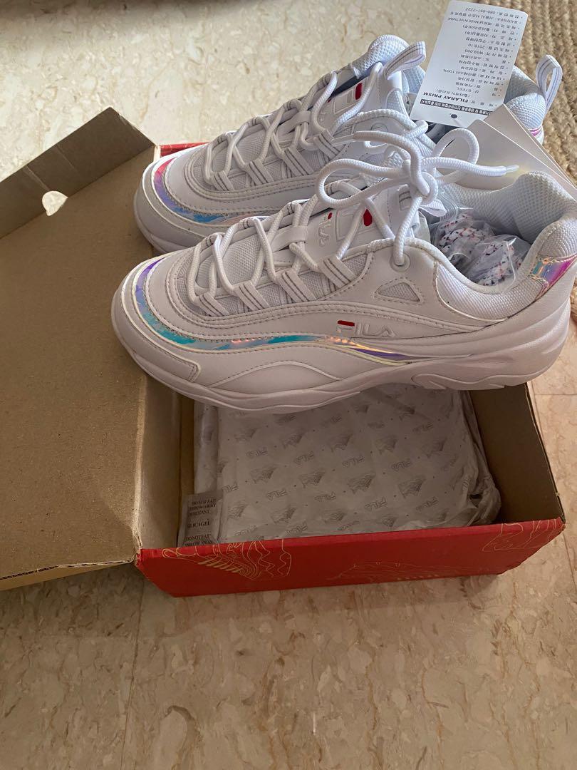 Fila ray pink prism on sale