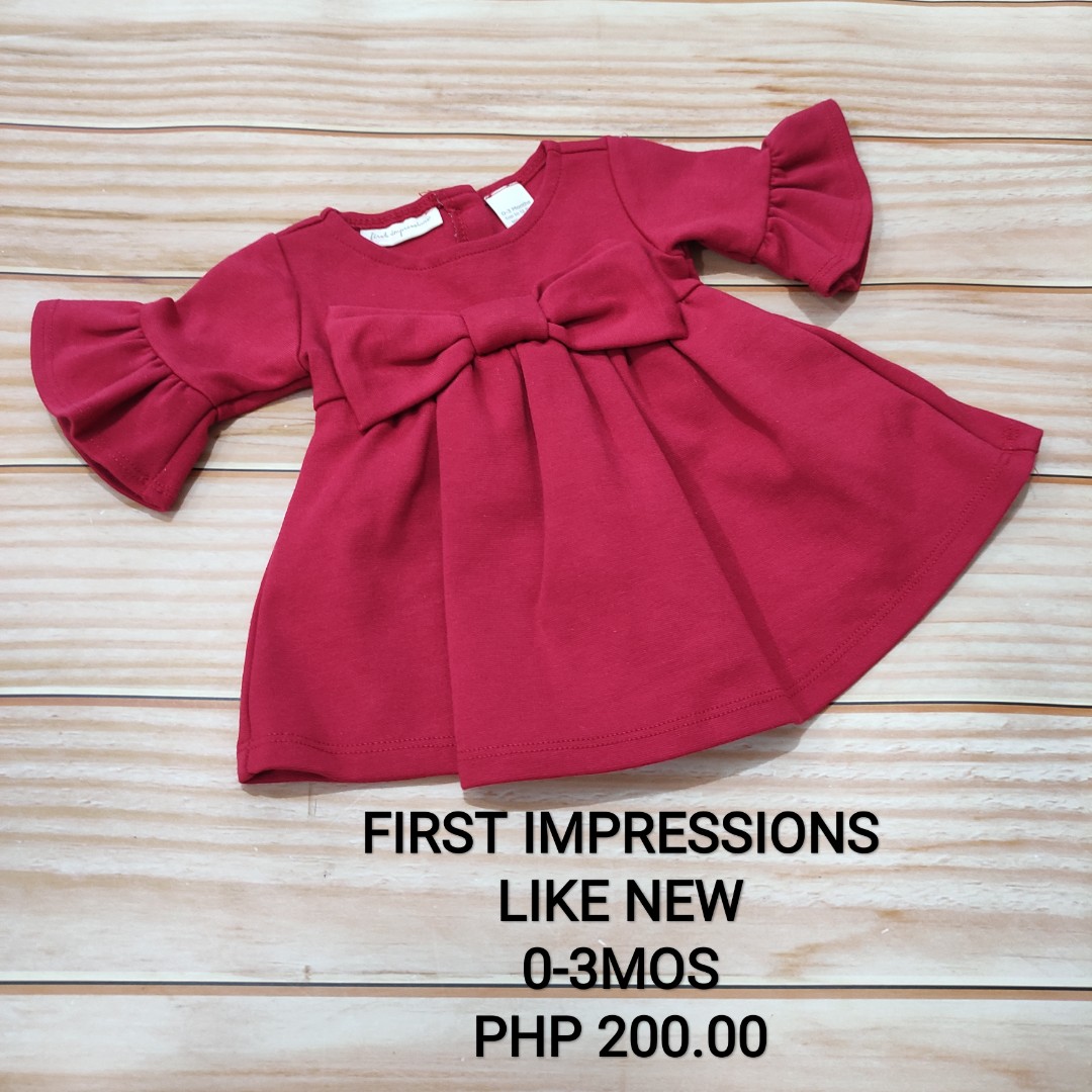 First impressions baby girl dresses deals