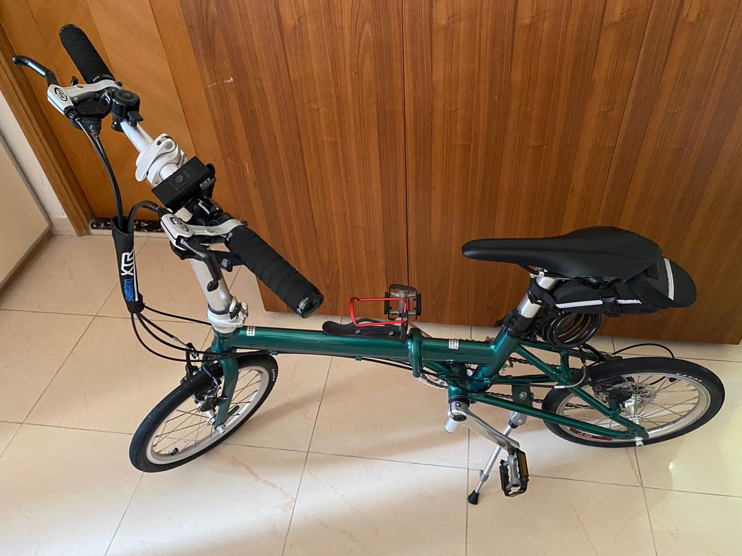 FNHON Zephyr 風行 16寸 9速 V剎 摺疊單車 郵差綠, 運動產品, 單車及配件, 單車 Carousell