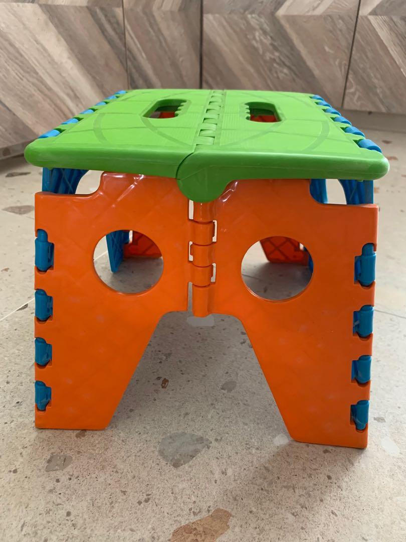 Foldable stool (Category: Bathroom & Kitchen Fixtures) located in Singapore. Submitted by i12travelez (Listing ID 1123539768, Image 3). Description: New foldable stool # good for kids # picnic # kitchen tools.