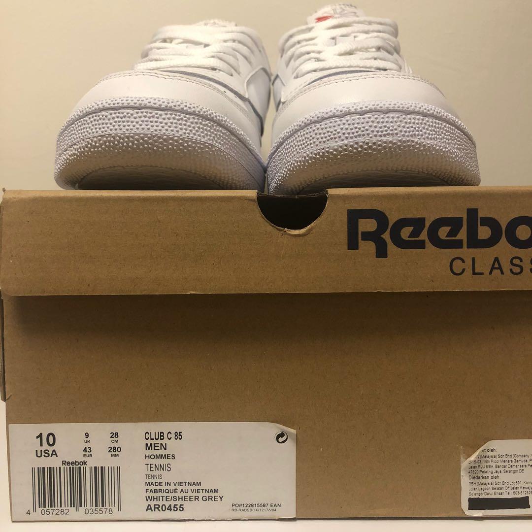 Free store shipping reebok