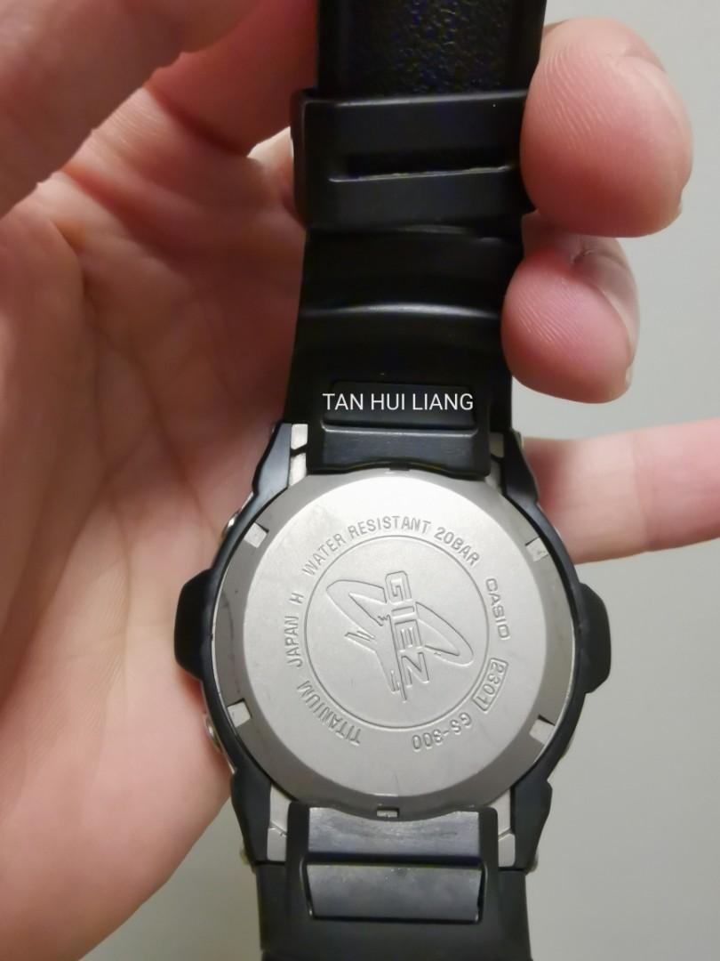 G shock giez clearance titanium
