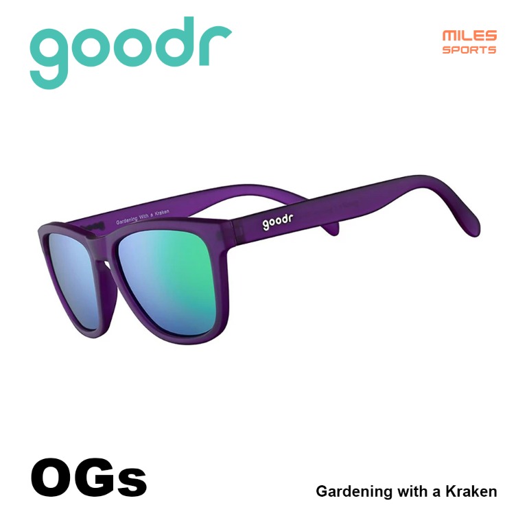 Gardening with a Kraken Goodr Sunglasses OGs Polarized