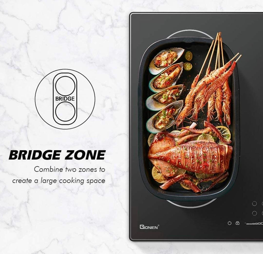 GIONIEN Plugin Induction Hob 13 Amp 3kW, 60cm Integrated Electric