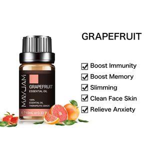 ★GRAPEFRUIT ★ MAYJAM 10ML AROMA ESSENTIAL OILS★ ►FOR DIFFUSER / HUMIDIFIER / NEUBULIZER