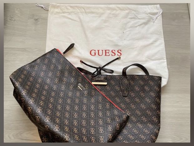 Guess reversible tote bag online