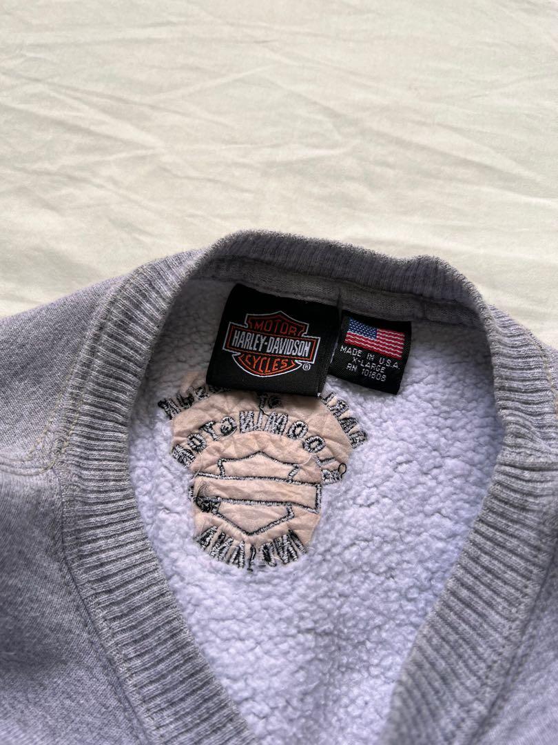 Harley davidson cropped sweatshirt outlet