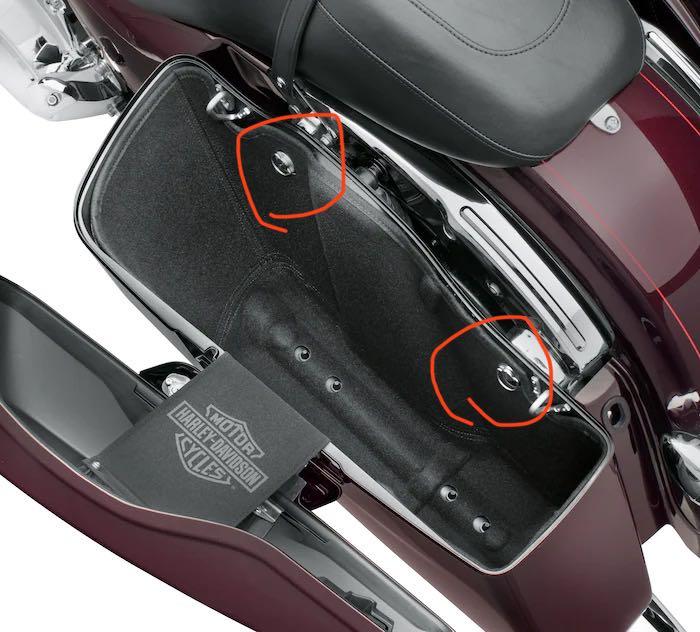 Harley quick release saddlebags hotsell