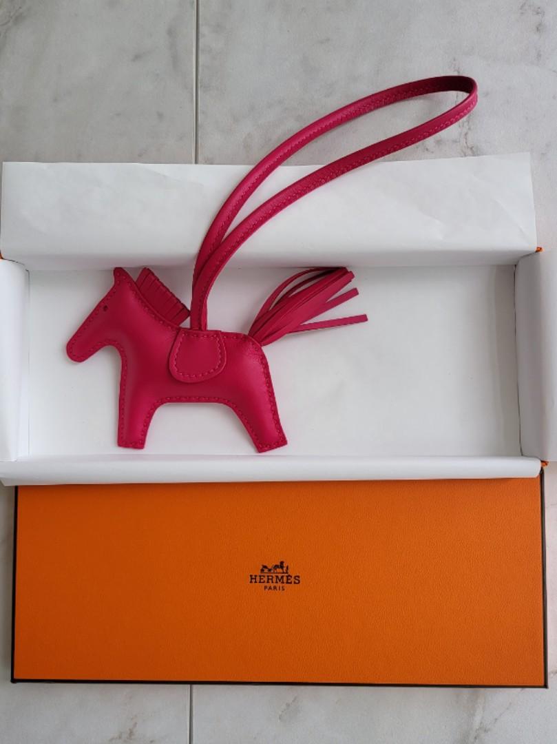 BNIB Hermes Pegasus charm pink