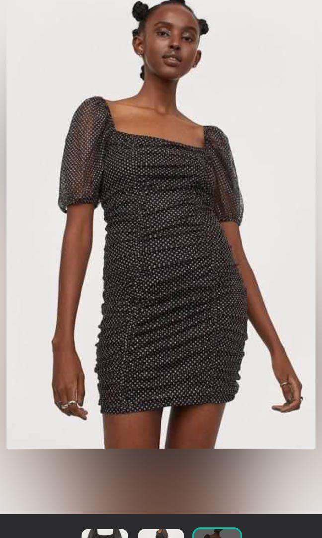 H&m ruched best sale dress