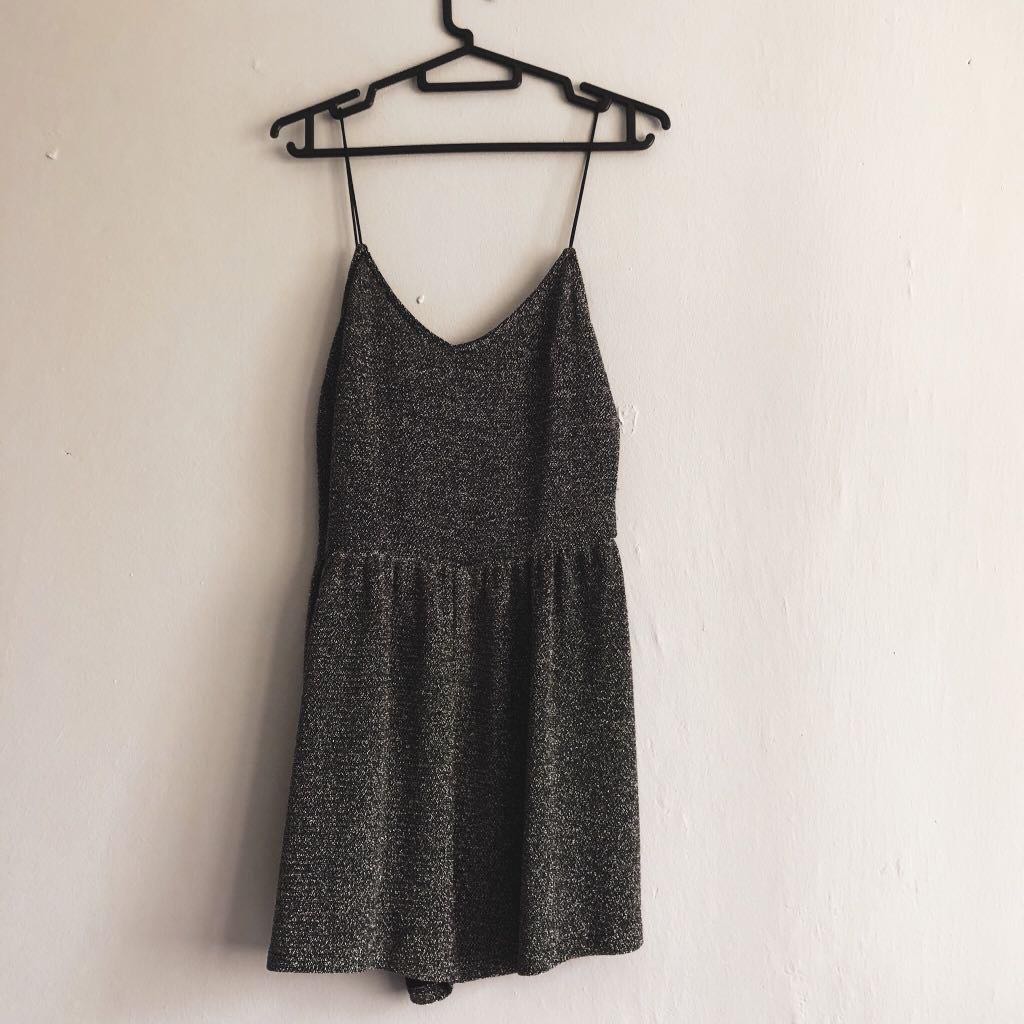 H&m sparkly romper discount
