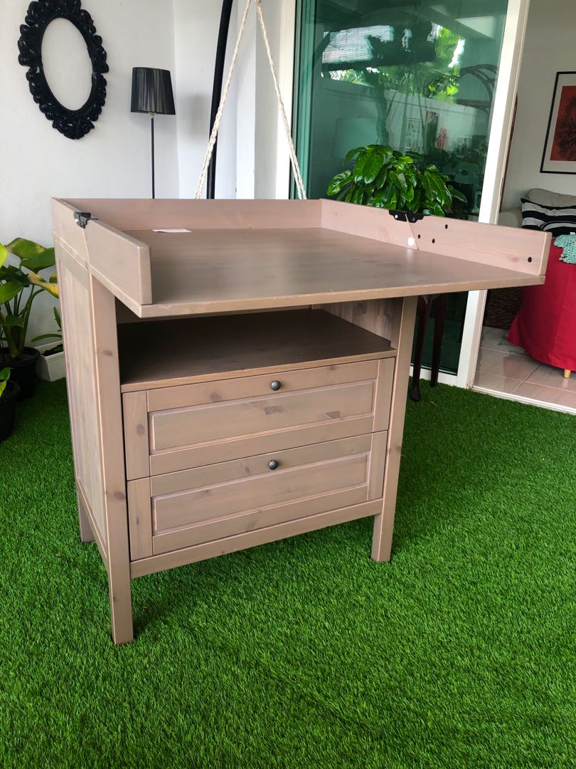 Ikea Sundvik changing table, Furniture & Home Living, Furniture, Tables