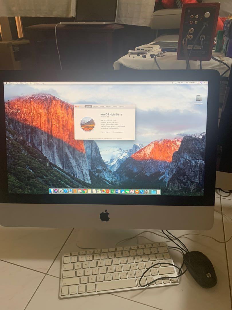 iMac 21.5 in 2.7 ghz late 2012 core i5 , Computers & Tech ...
