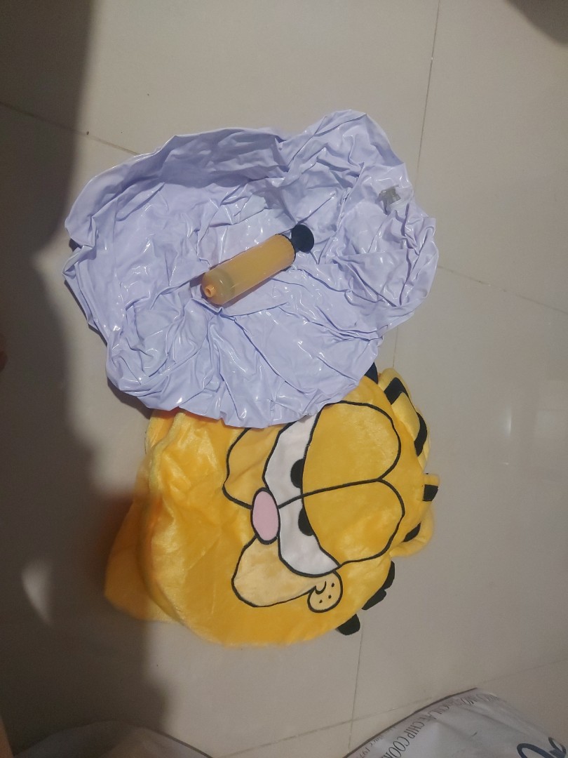 Inflatable Garfield Stool, Furniture & Home Living, Furniture, Other Home Furniture on Carousell
