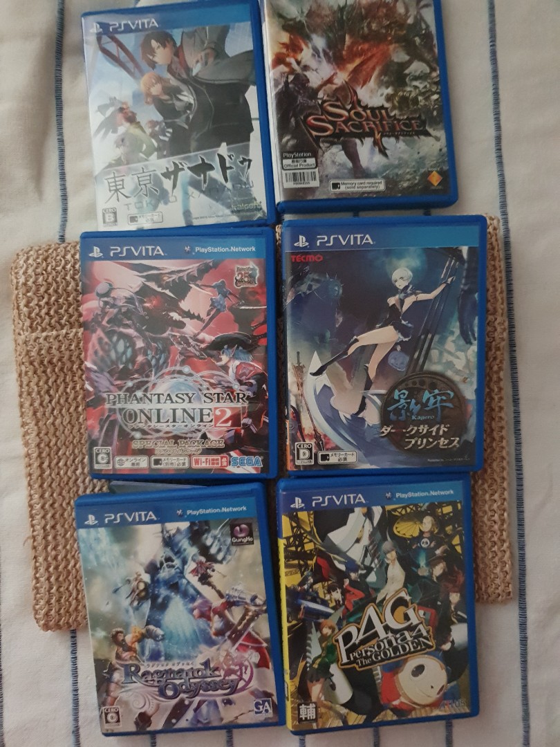 Japanese PS Vita games bundle, Video Gaming, Video Games, PlayStation on  Carousell