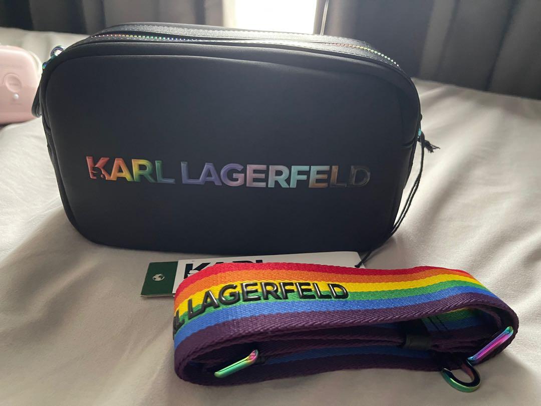 Karl Lagerfeld Rainbow Camera Bag, Women's Fashion, Bags & Wallets