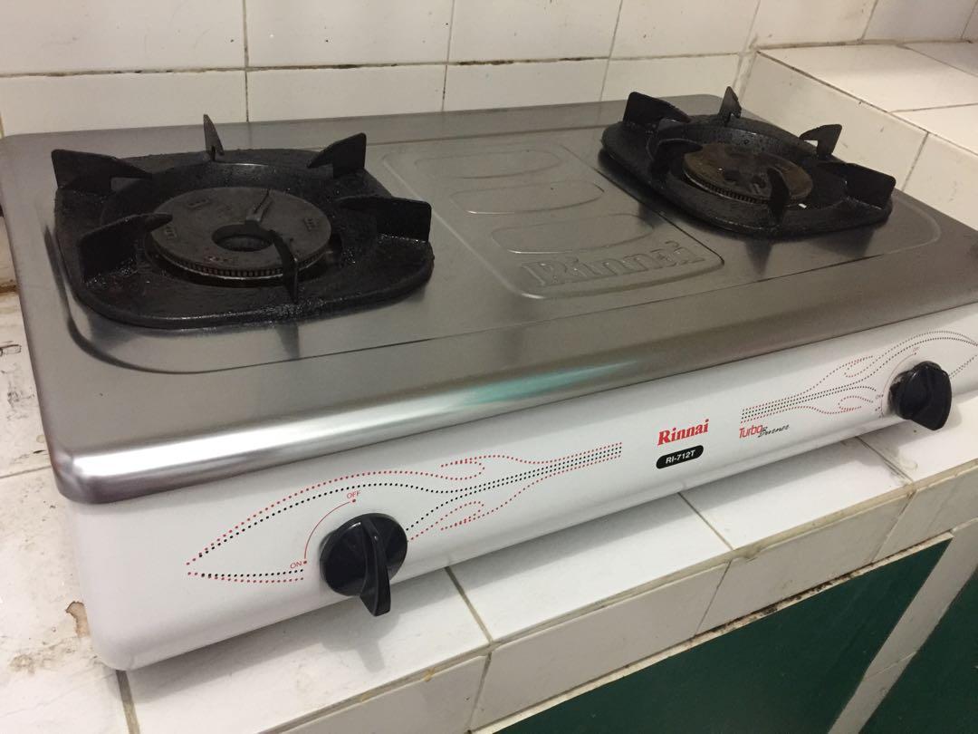 Kompor Gas Rinnai Ri 712 T Turbo Burner Tabung Bright Gas Selang Regulator Kitchen Appliances Di Carousell