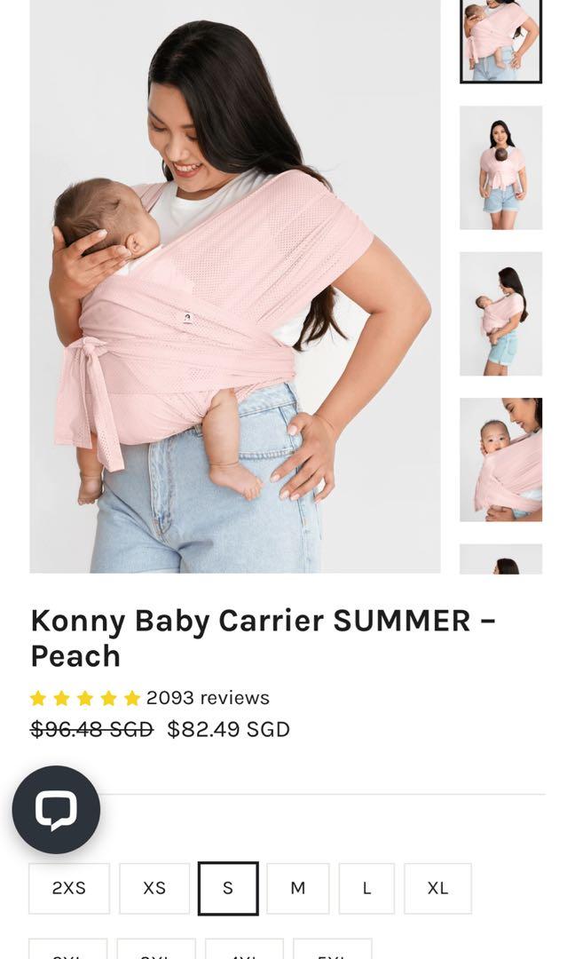Konny Baby Carrier Summer Pink (new colour), Babies & Kids, Going Out