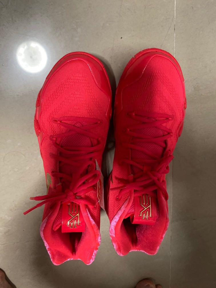 Red discount kyrie 4s
