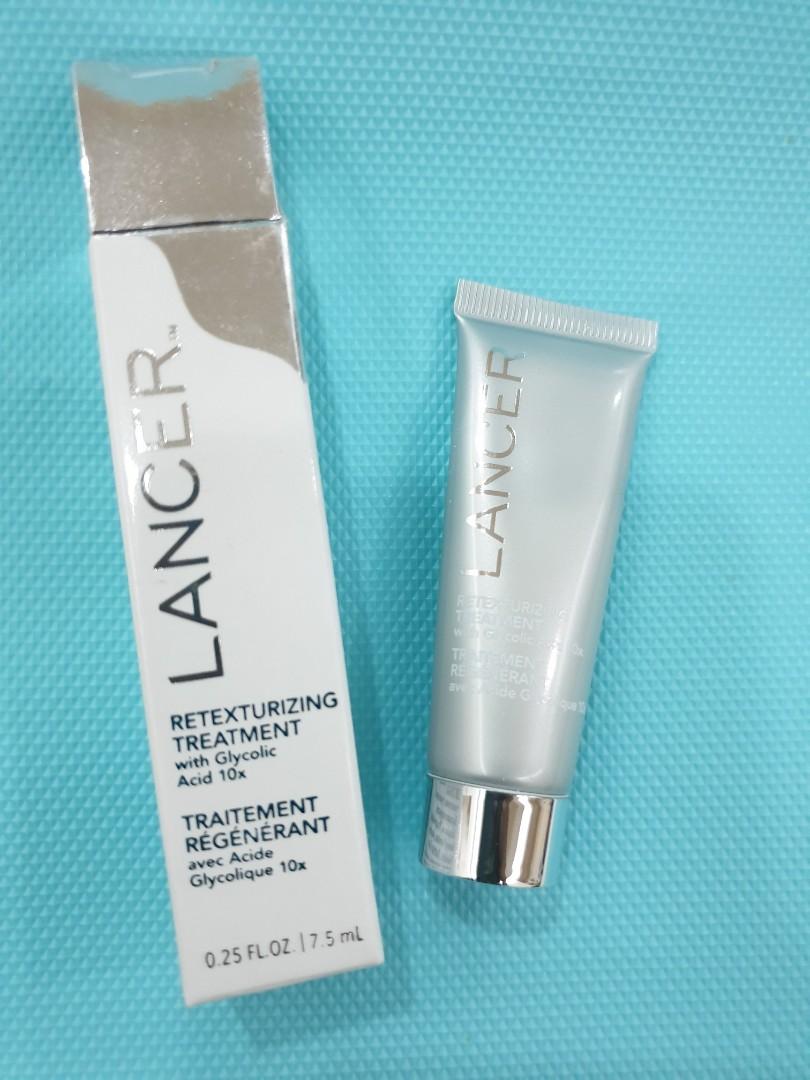 LANCER RETEXTURING TREATMENT with Glycolic Acid 10x, Beauty & Personal
