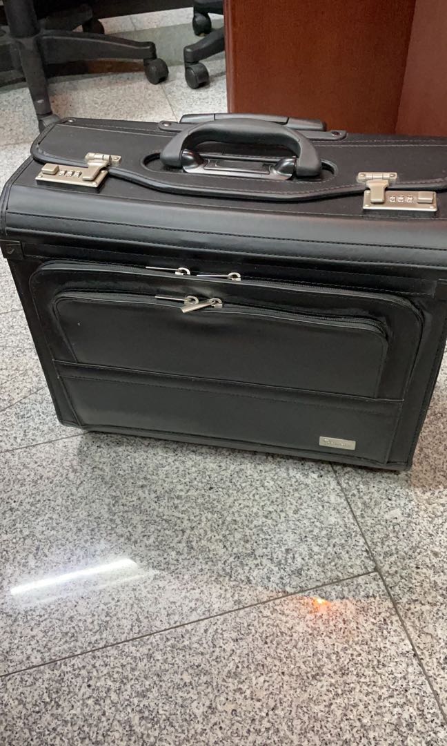 Lawyer briefcase wheeled, Men's Fashion, Bags, Briefcases on Carousell