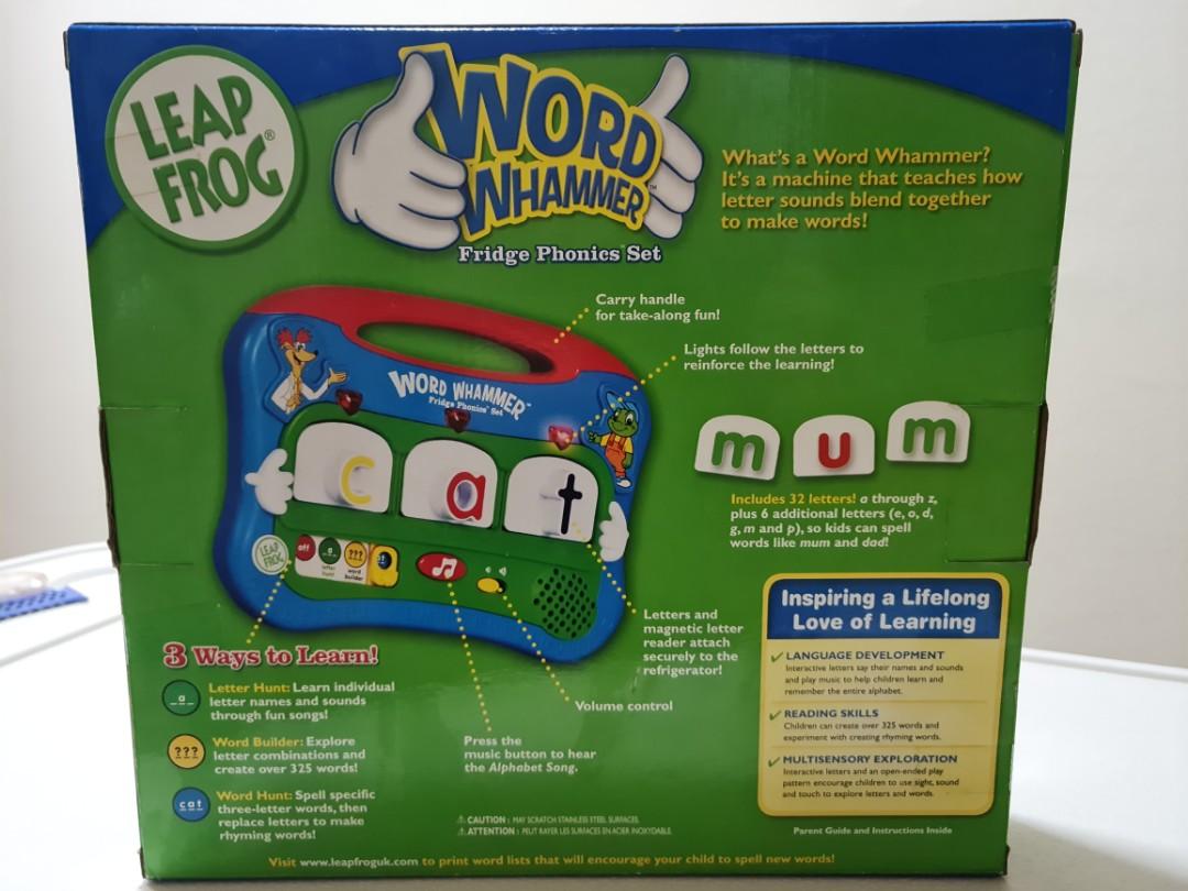 Leapfrog Word Whammer Fridge Phonics Set, Hobbies & Toys, Toys