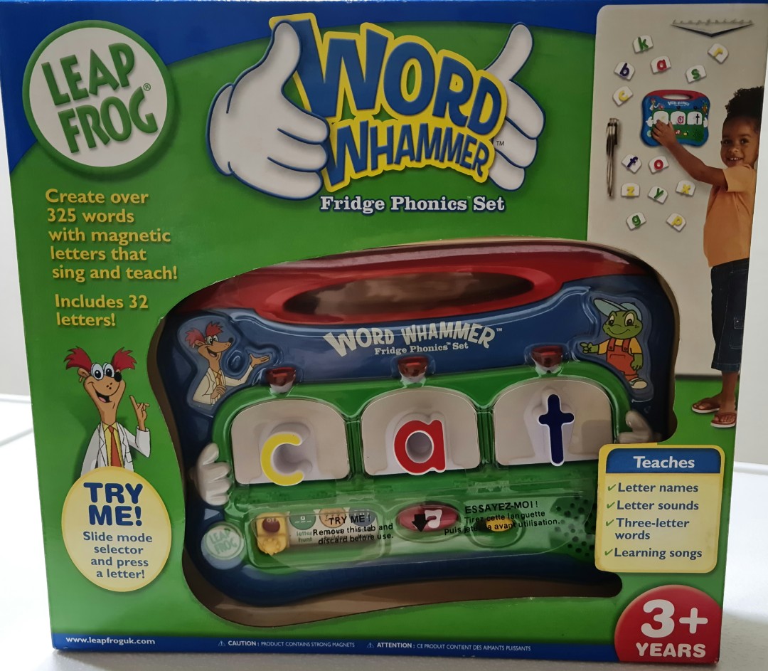 Leapfrog Word Whammer - Fridge Phonics Set, Hobbies & Toys, Toys