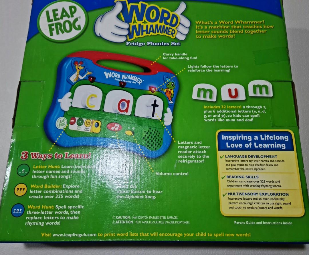 Leapfrog word whammer fridge phonics hot sale