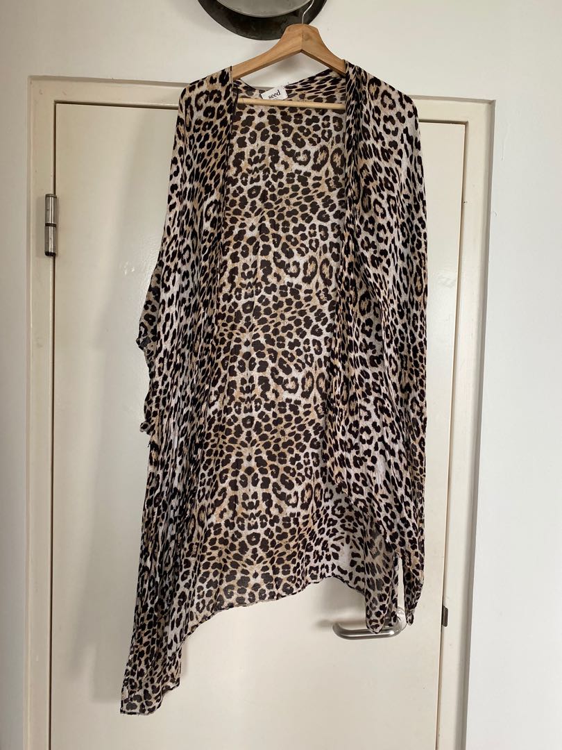 Leopard over throw bikini, Women's Fashion, Swimwear, Bikinis