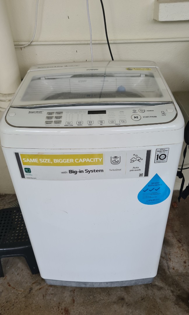 LG direct drive 9kg, TV & Home Appliances, Washing Machines and Dryers