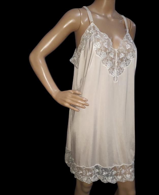 LLS5952 -(XXXL) Wacoal plus size silk nighties, Women's Fashion, New ...