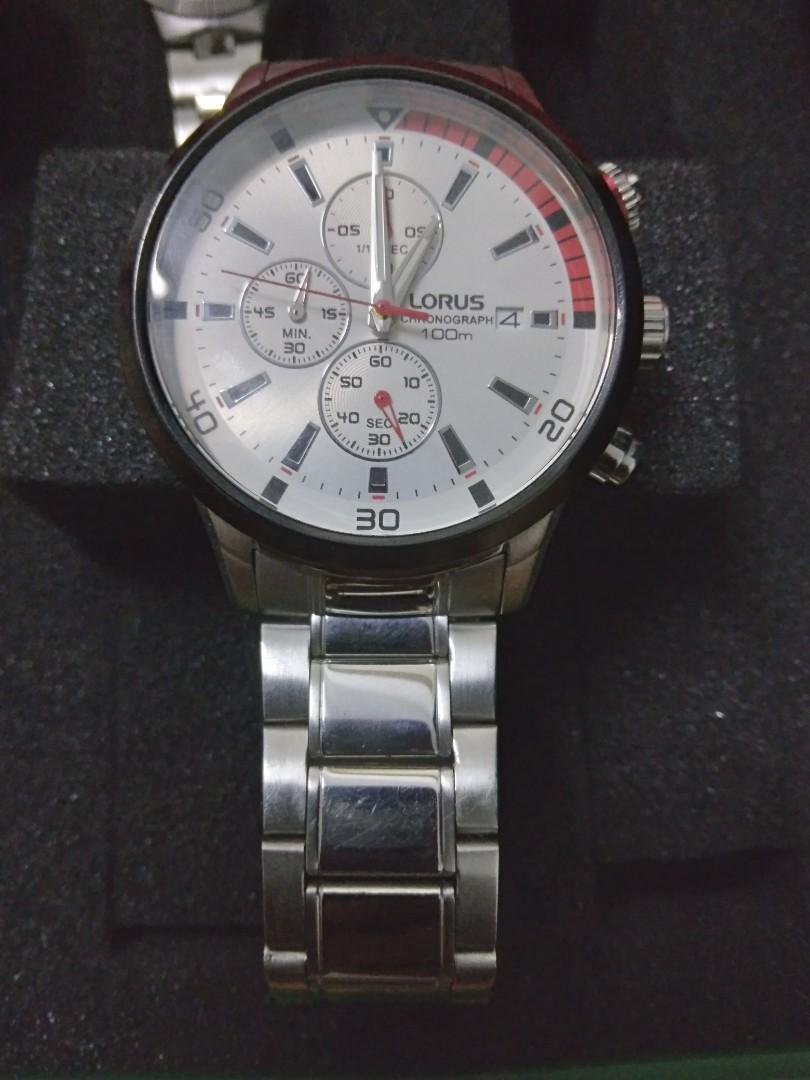 Lorus chronograph 100m tachymeter outlet