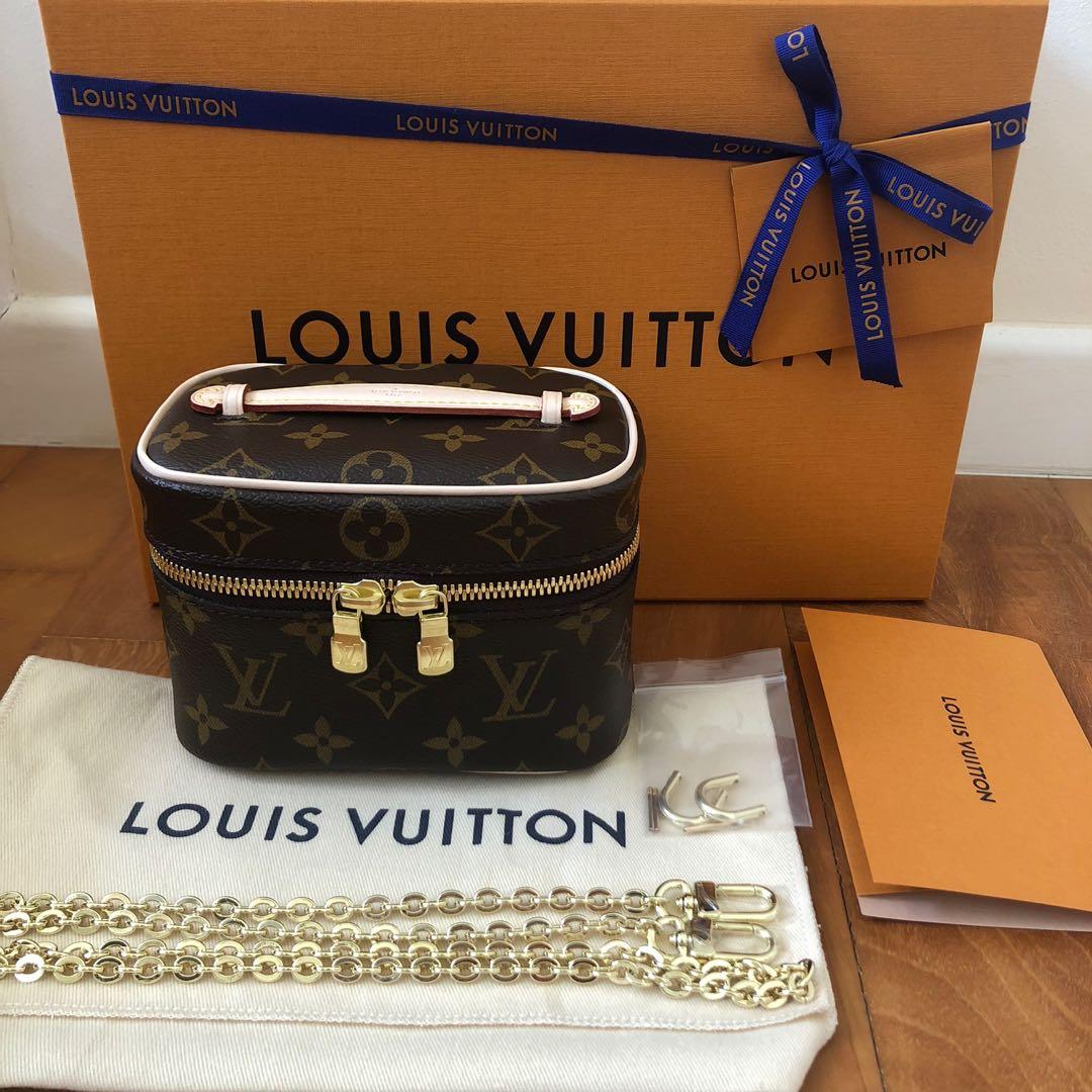 Authentic LV Nice Nano, Women's Fashion, Bags & Wallets, Purses & Pouches  on Carousell