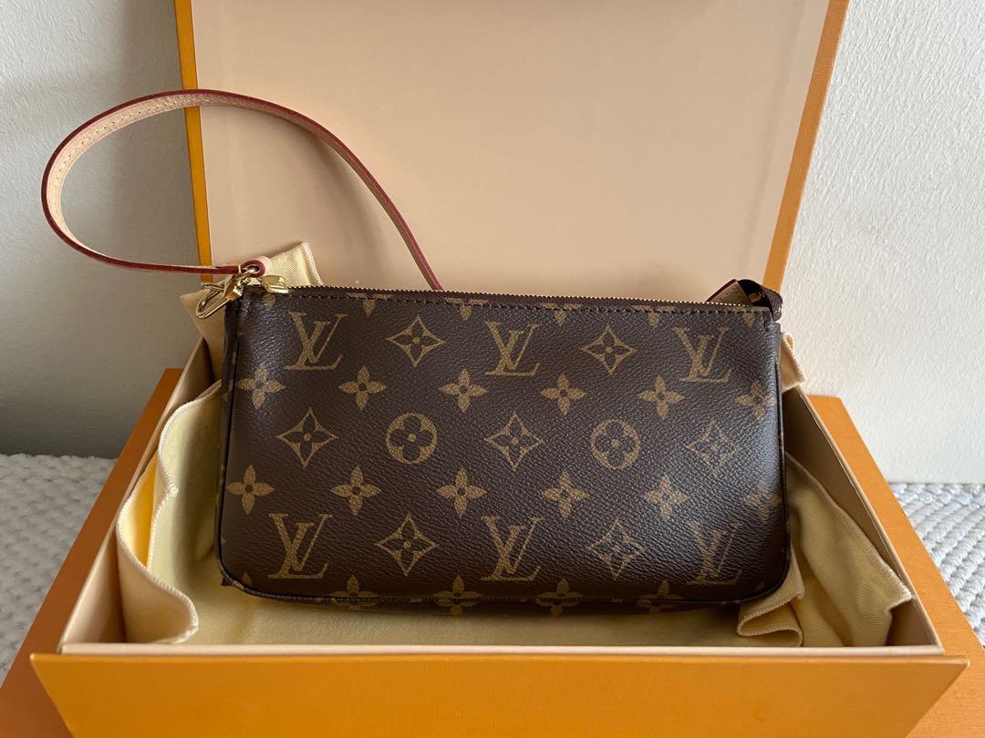 Louis Vuitton Pochette Accessoires NM Epi Leather Shoulder Bag Pink New  Model