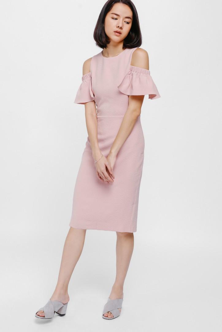 Love Bonito Oayth Off Shoulder Midi Dress