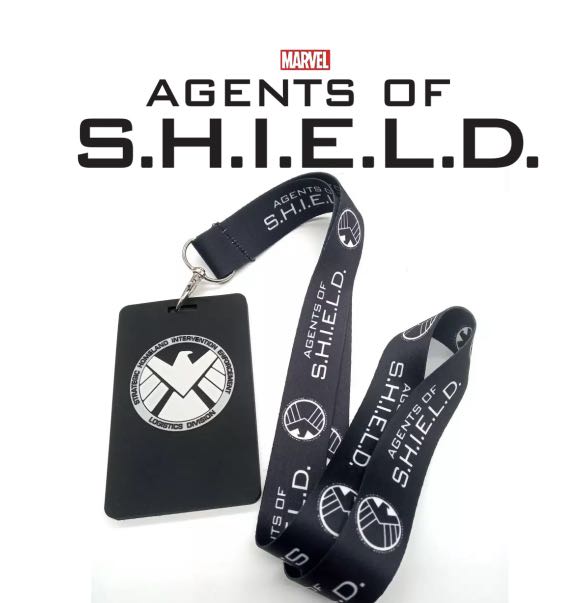 New Avengers Agents of S.H.I.E.L.D Shield Badge Leather Wallet ID Holder Case 