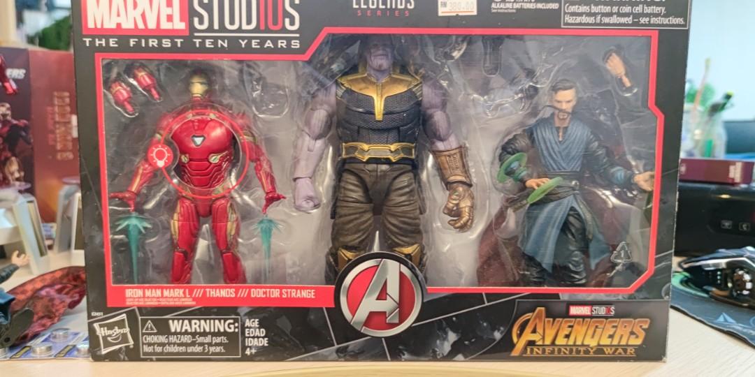 Marvel legends infinity war clearance 3 pack thanos