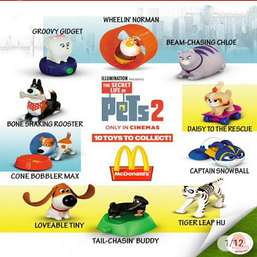 The secret life of pets 2 happy meal store