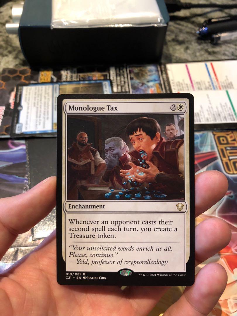 Monologue tax MTG magic the gathering , Hobbies & Toys, Toys & Games on  Carousell