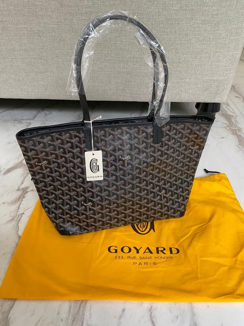 New Goyard artois zipper black black complete set copy rec oct 2021