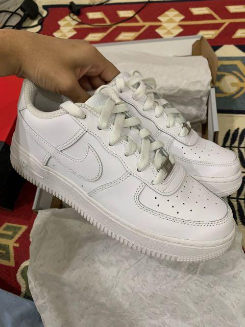nike air force all white womens