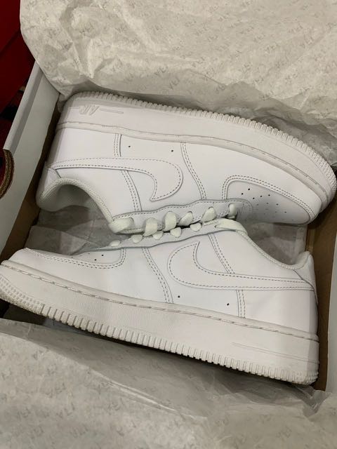 nike air force all white womens