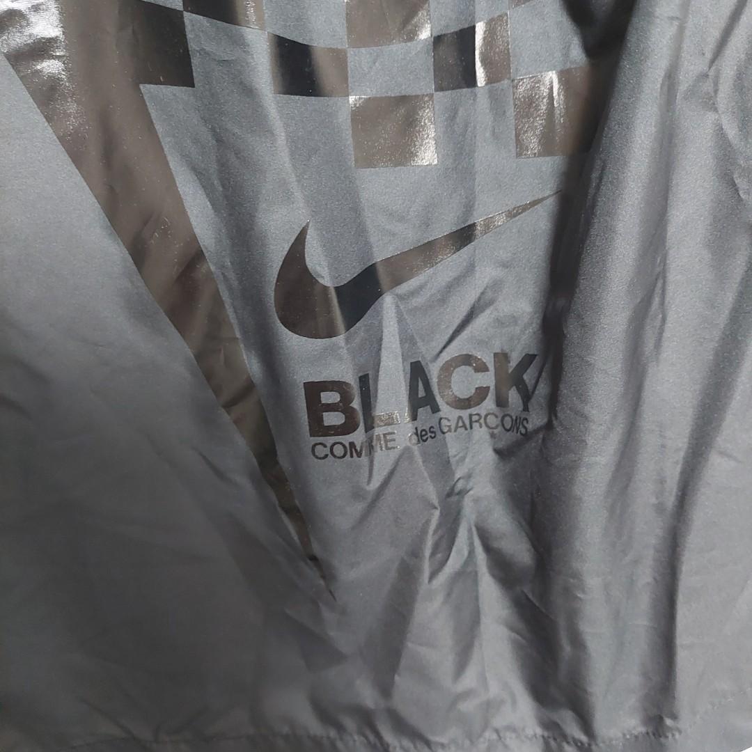 Nike cdg black coach jacket windbreaker comme des garcons