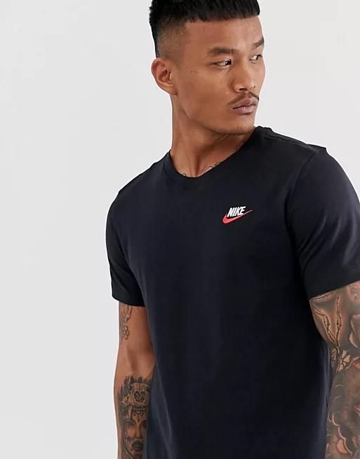 Nike small logo t shirt sale