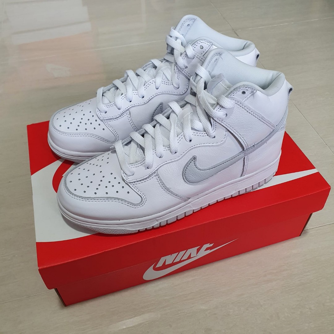 Nike Dunk Hi SP *Pure Platinum* - Asphaltgold