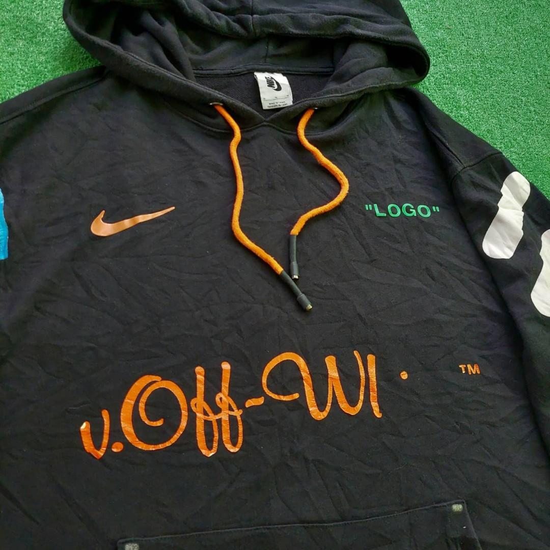 NikeLab x Off white Mercurial NRG X HOODIE BLACk Men s Fashion