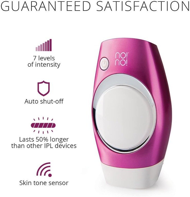 No No Pain Free Visible Body Hair Removal System For Women Ladies Legs Bikini Line Armpits And Facial Hair Remover Reduces Long Term Hair Growth 7 Intensity Levels Beauty Personal Care Hair
