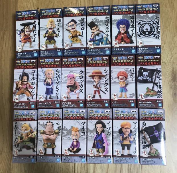 Ohtoys 特價one Piece 海賊王wcf 和之國回想編vol 1 Vol 3 全18款op 回憶編羅渣紅髮巴基雷利御田不死鳥白鬍子 興趣及遊戲 玩具 遊戲類