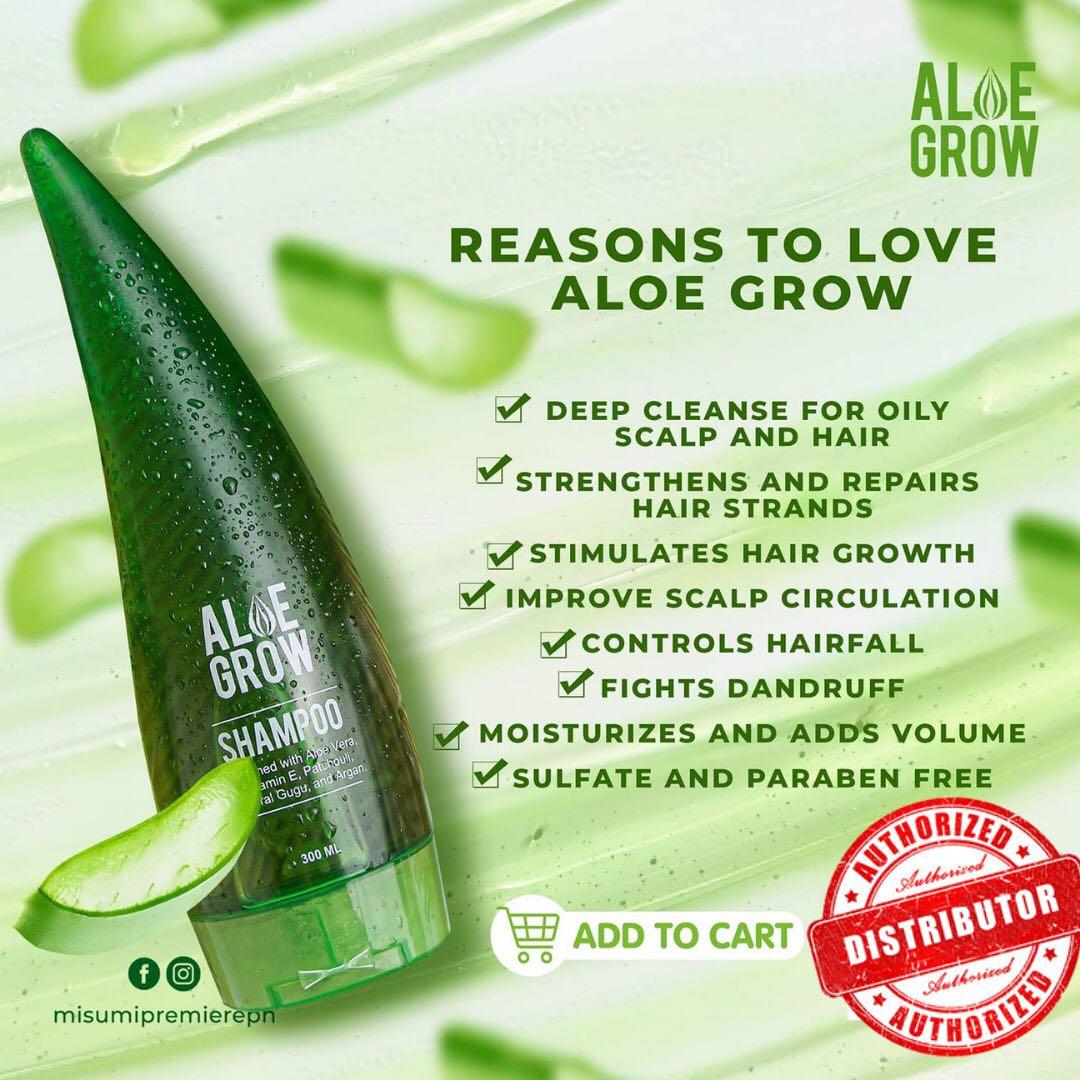 [Original Aloe Grow hair grower shampoo by Misumi and hair repair