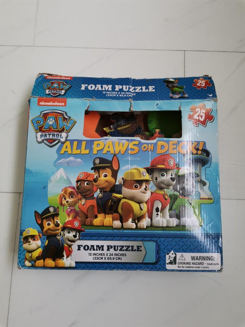 Paw patrol foam puzzle, Hobbies & Toys, Toys & Games on Carousell
